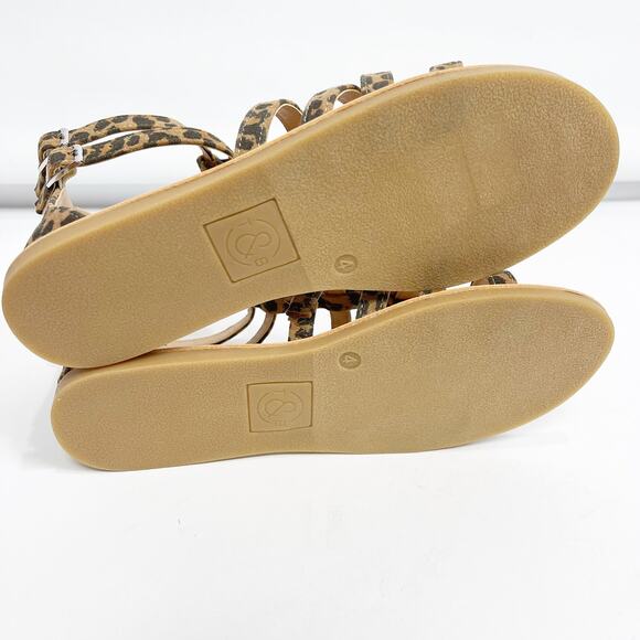 Treasure & Bond Girls Alana Gladiator Sandals Size 4 Tan Brown Animal  NWOB - Picture 6 of 6